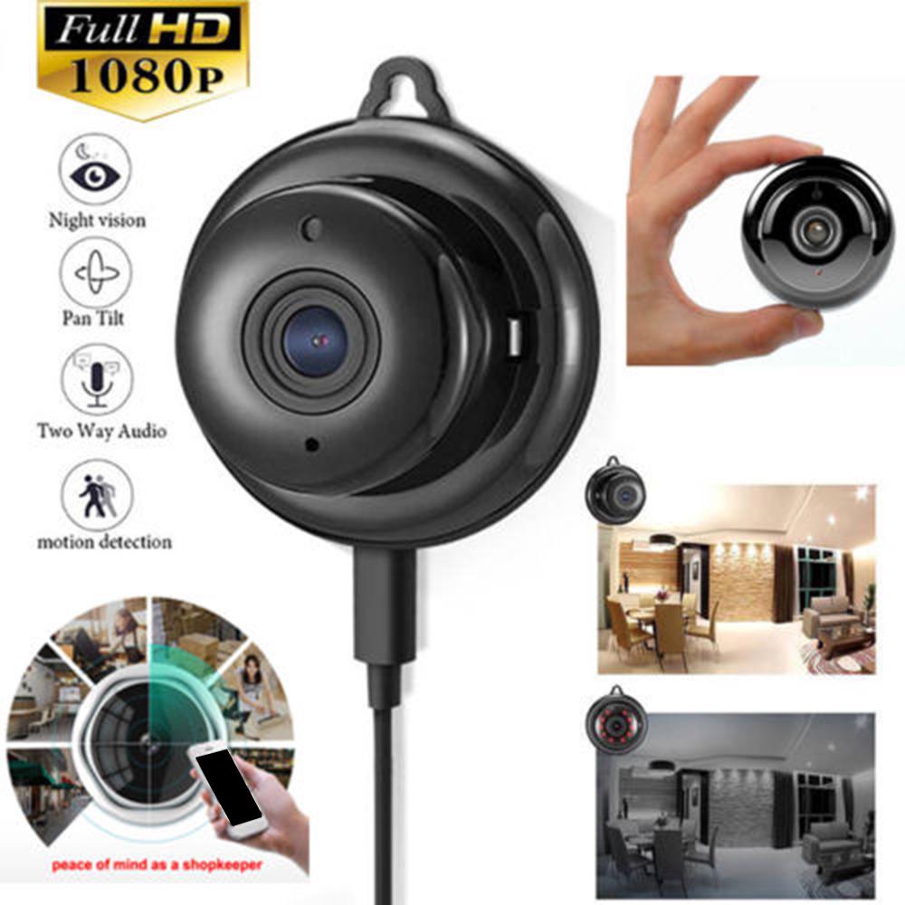 Camera Smart Webcam Monitor with Night Vision for Home Security Nanny Wireless HD 1080P Mini WiFi IP